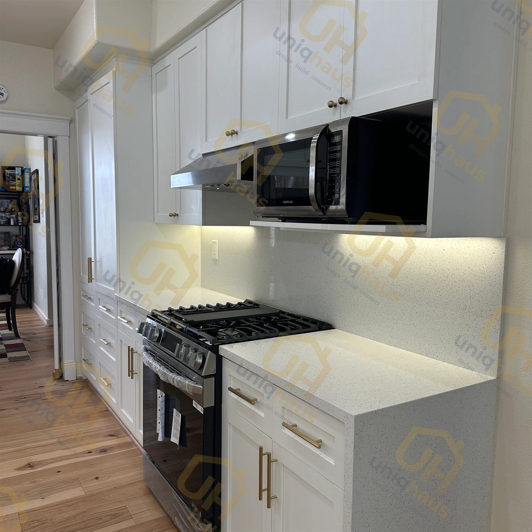 Angelica Way Kitchen Remodel - UniqHaus design-build, San Jose, CA