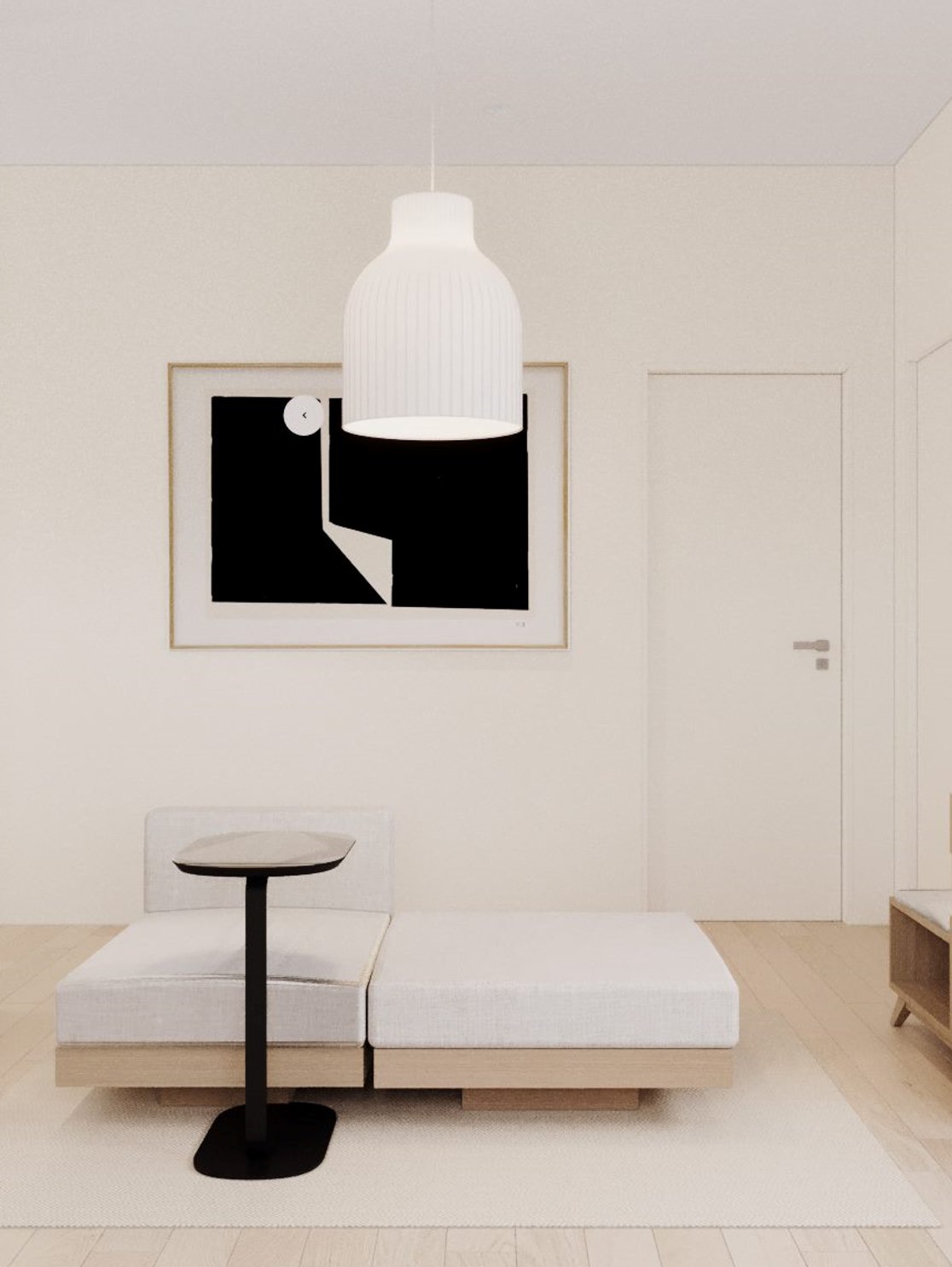 Design Package detail - 3D render and 2D drawing, UniqHaus